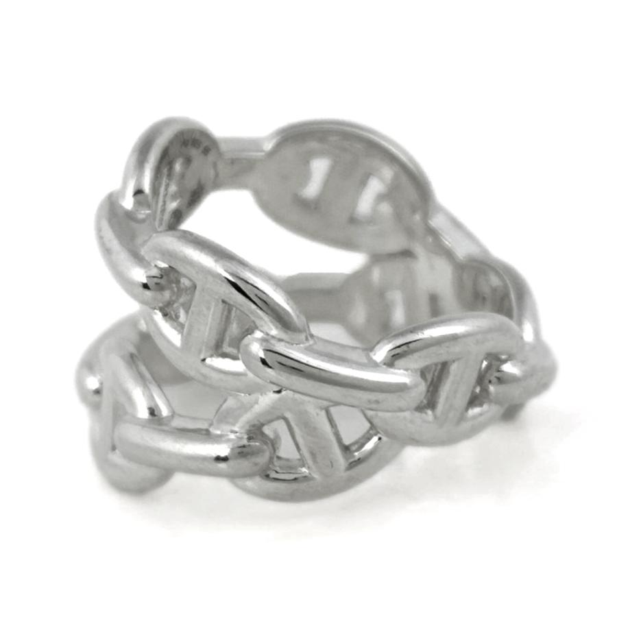 HERMES（エルメス） シェーヌダンクル アンシェネ ダブル リング 指輪