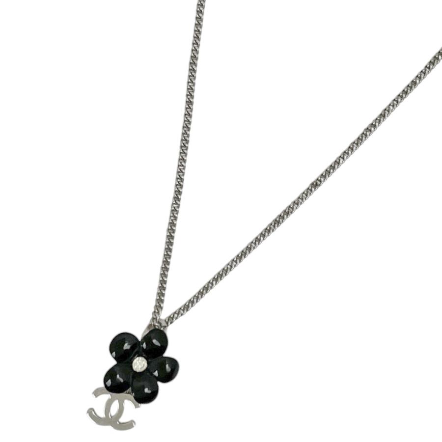 CHANEL（シャネル） ネックレス ココマーク フラワー シルバーメッキ