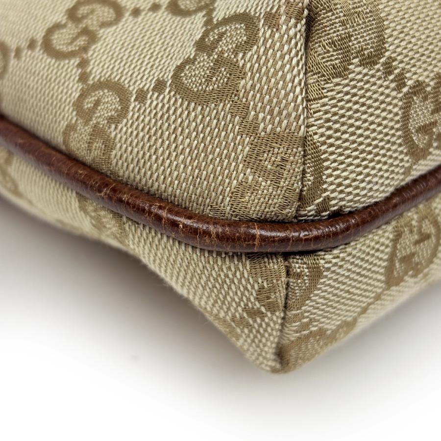 極美品 ✨ GUCCI グッチ ショルダーバッグ GG柄 ブラウン キャンバス GUCCI（グッチ） ショルダーバッグ GG柄 GGキャンバス ベージュ