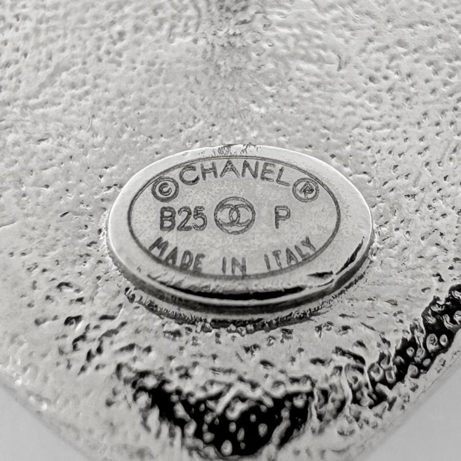 CHANEL（シャネル） ピアス ココマーク ハート シルバーメッキ ライン