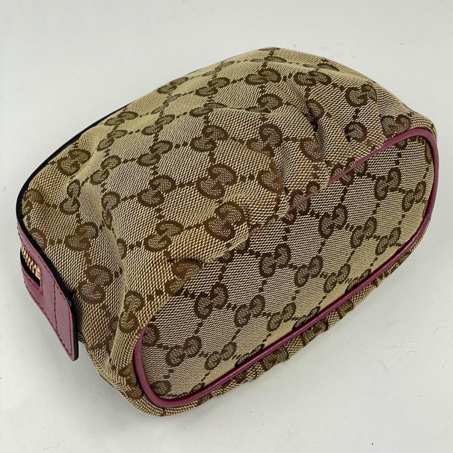 GUCCI（グッチ） アクセサリーポーチ GG柄 GGキャンバス ベージュ