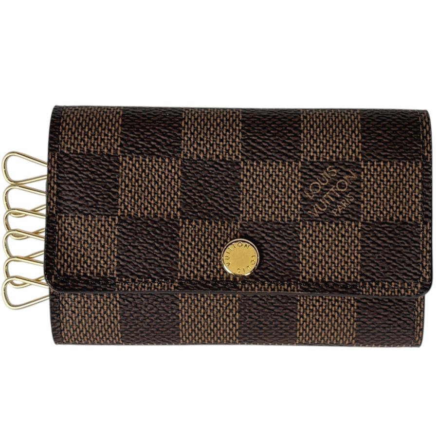 ルイヴィトン ミュルティクレ6 キーケース ダミエ 6連 キーホルダー ブラウン LOUIS VUITTON（ルイ・ヴィトン） ミュルティクレ 6 キーケース