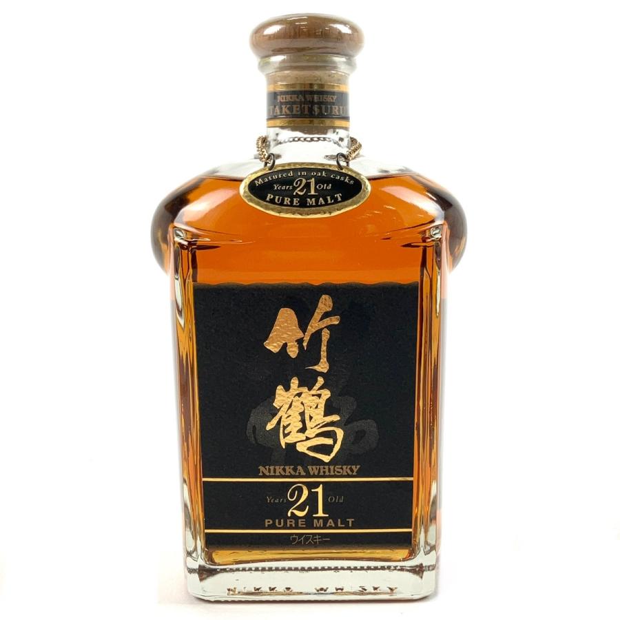 東京都内限定お届け ニッカ NIKKA 竹鶴 21年 ピュアモルト 角瓶 700ml