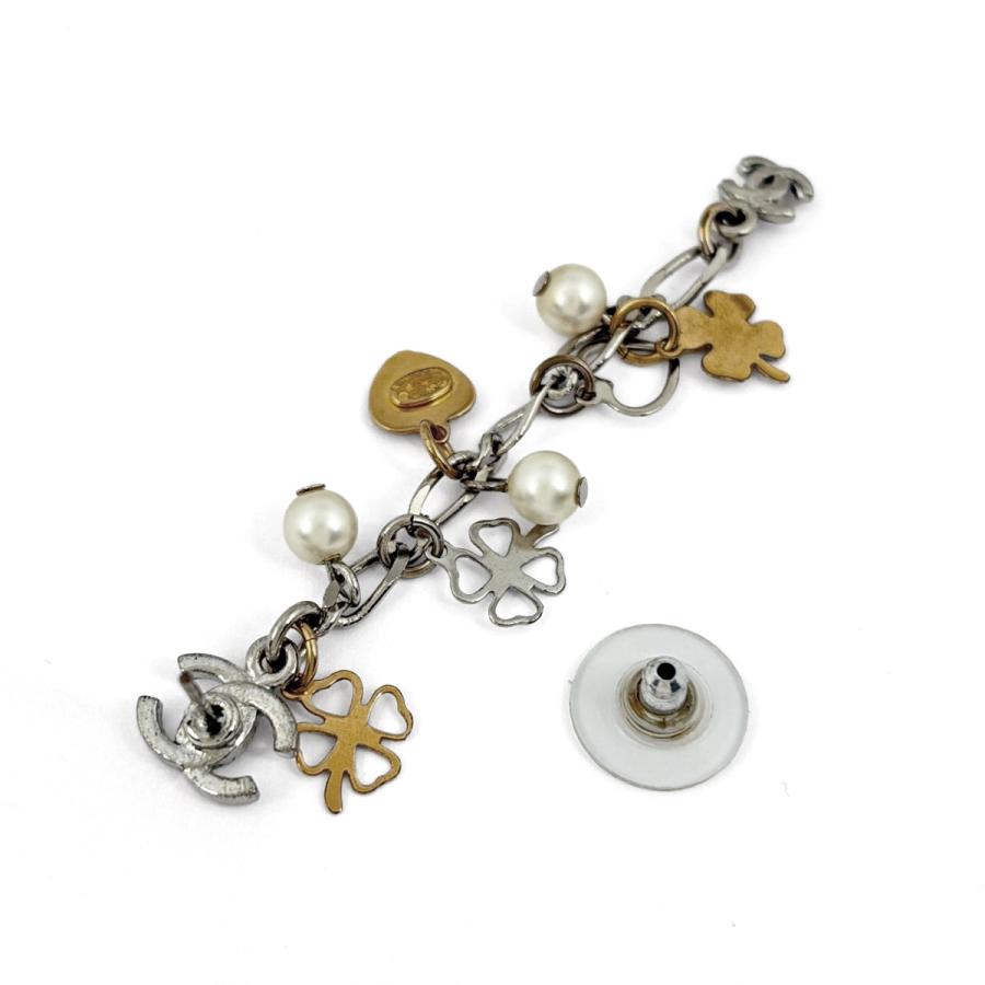 CHANEL ココマーク ハート スイングピアス CHANEL（シャネル） ピアス ココマーク クローバー ハート スイング