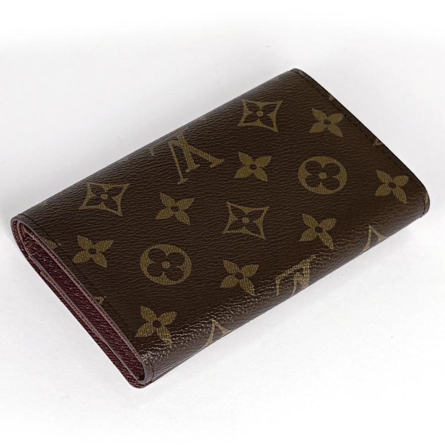 ルイヴィトン モノグラム ポルトフォイユ トレゾール 二つ折り財布 ブラウン LOUIS VUITTON（ルイ・ヴィトン） ポルトフォイユ トレゾール 二つ折り