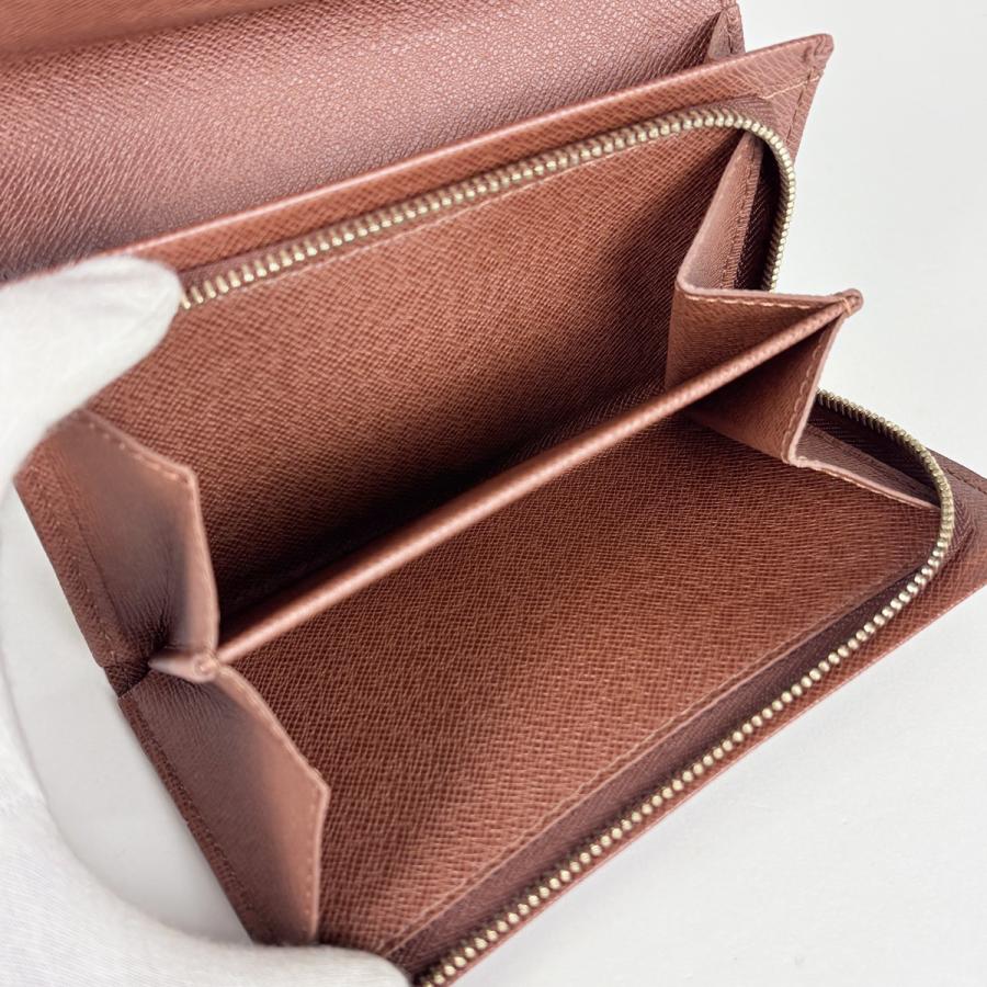 ルイヴィトン モノグラム ポルトフォイユ トレゾール 二つ折り財布 ブラウン LOUIS VUITTON（ルイ・ヴィトン） ポルトフォイユ トレゾール 二つ折り