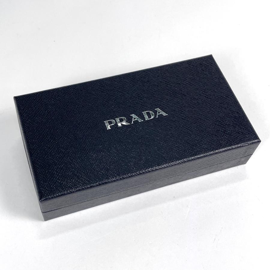 PRADA（プラダ） 長財布 ロゴプレート レザー ネロ(ブラック