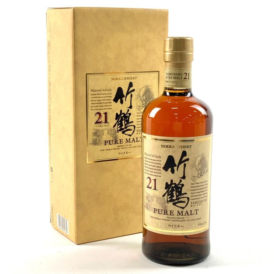 東京都内限定お届け ニッカ NIKKA 竹鶴 21年 ピュアモルト 700ml 国産