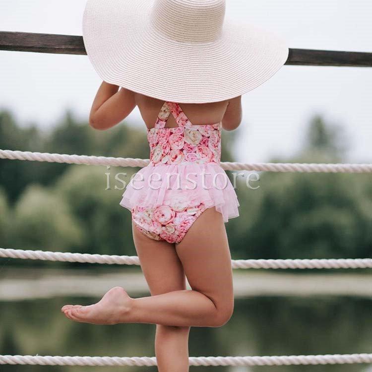 いラインアップ ベビー水着 キッズ 水着 女の子 ベビー水着 子供服 連体オールインワン 子ども水着 ガールズ水着 キッズ 女の子 花柄 かわいい 子供用 オールインワン ワンピース水着 レース モノキニ プールグッズ アウトドアビーチ Www Threeriversofs Com