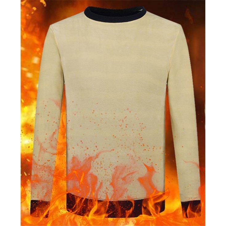 ケーブル編みニット セーター メンズ ニット メンズファッション 無地 秋冬 ざっくり インナー ランドネック 長袖 メンズ 裏起毛 カジュアル 即納 大特価