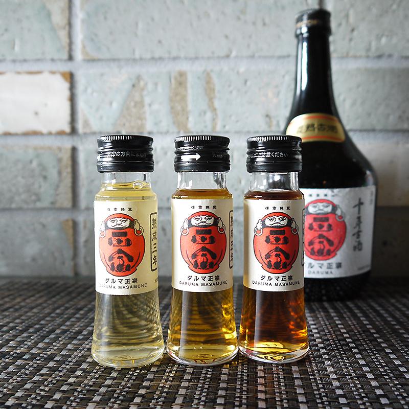 達磨正宗 飲みくらべお試しセット 日本酒 古酒 花セット 50ml 3本入