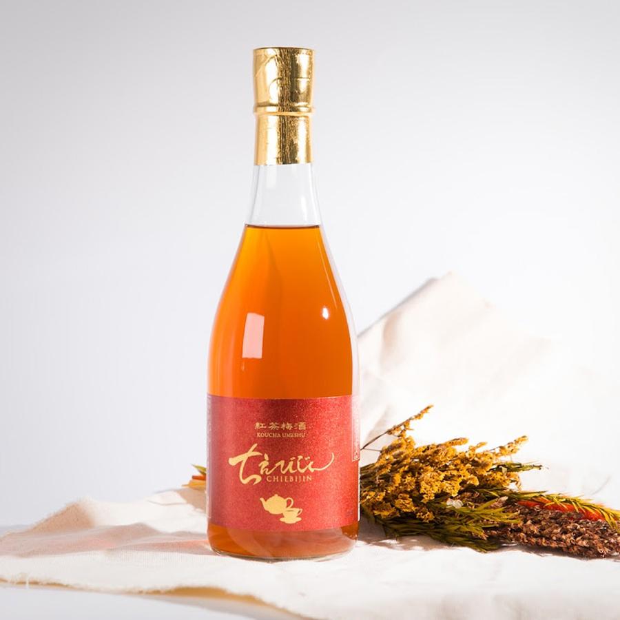 梅酒 ちえびじん 紅茶梅酒 リキュール ブランデー 杵築産紅茶 720ml