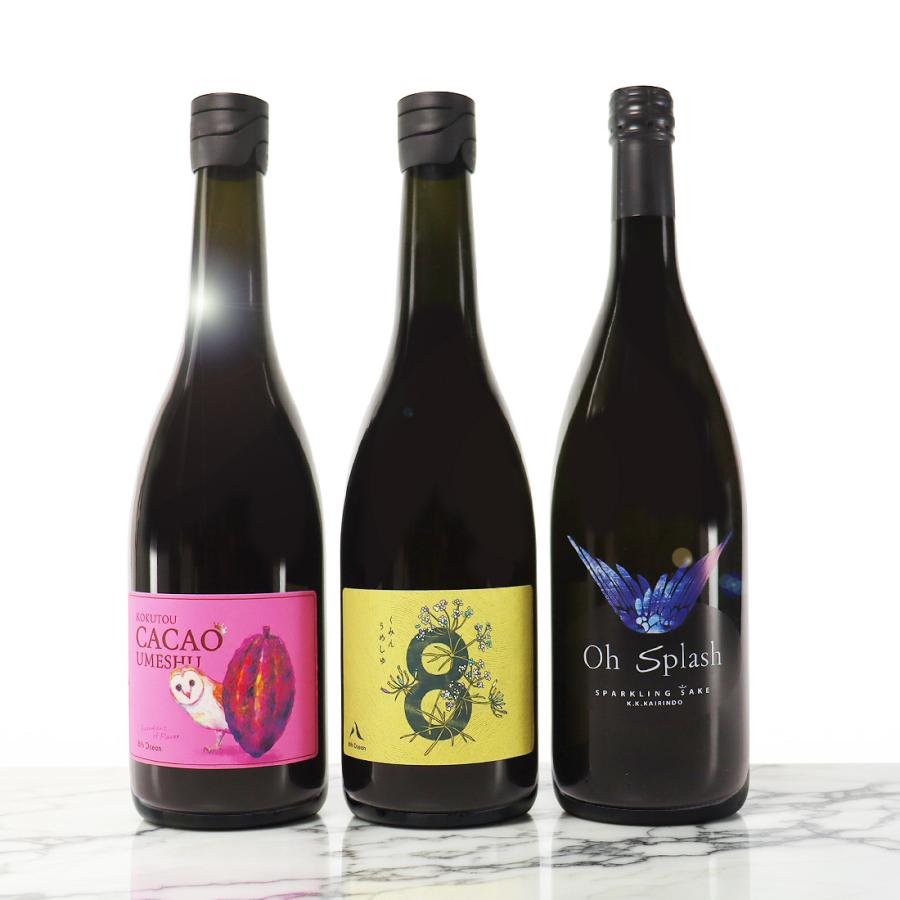 ラッピング付き フェミナリーズ 金賞受賞酒 3本セット 箱入 クラフト梅酒とスパークリング酒のセット |  | 01