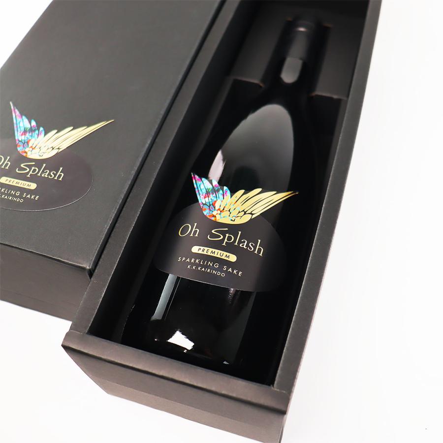 スパークリング 日本酒 瓶内二次発酵 Oh Splash PREMIUM オースプラッシュ プレミアム  720ml 箱入 クリスマス お歳暮 ※クール便配送 |  | 03