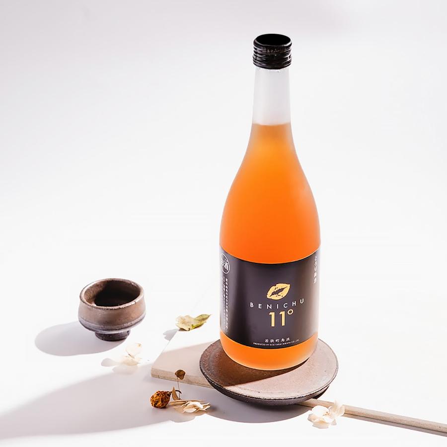 長期熟成 梅酒 BENICHU11° ベニチュウ11  720ml  若狭三方ビバレッジ×海琳堂 濃厚梅酒 とろり濃厚 | 