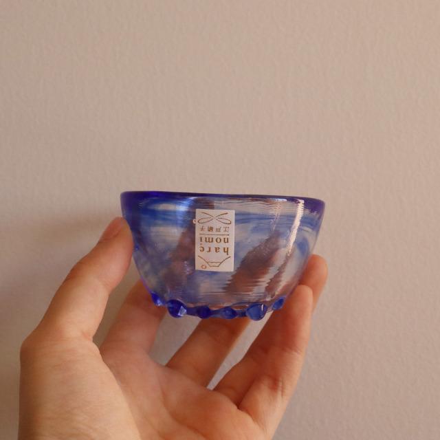 色硝子・酒杯 達磨盃紺 70cc / モ高木陶器 |  | 02