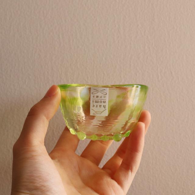 色硝子・酒杯 達磨盃グリーン 70cc / 石塚硝子 |  | 02
