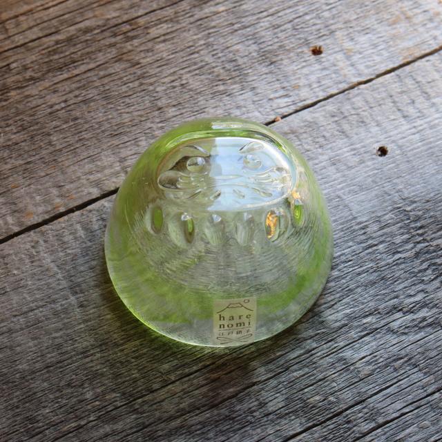 色硝子・酒杯 達磨盃グリーン 70cc / 石塚硝子 |  | 03
