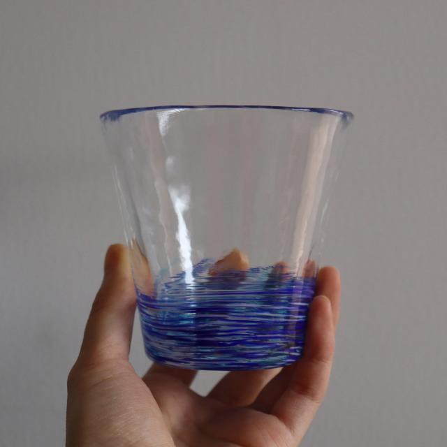 ５色のグラス 紺青 260cc / 丸モ高木陶器 |  | 02