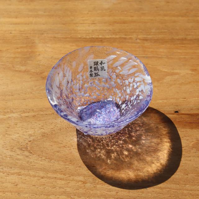 色和ガラス ぐい呑(WA515)  藤 45cc / 丸モ高木陶器 |  | 03