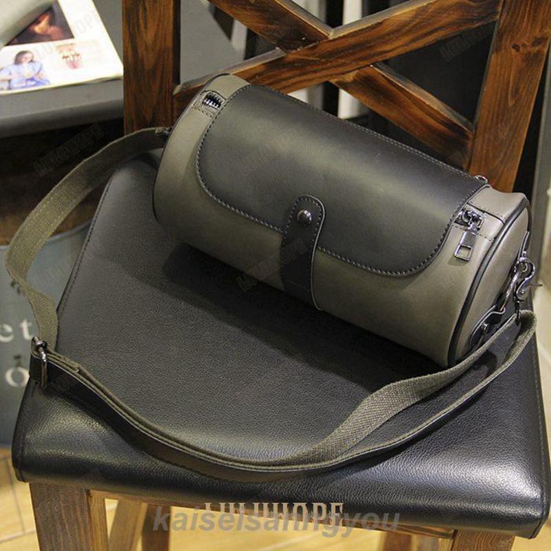 ロールショルダーバッグ ショルダーバッグ メンズ 円柱型 レザー ロールショルダーバッグ ショルダーバッグ メンズ 円柱型 レザー