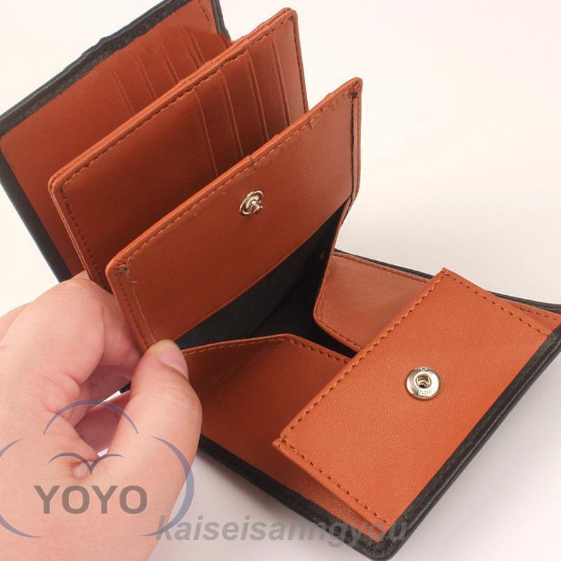 t.mbh 牛革ヴォリンカ　 二つ折りコインケース　 えくぼ18KPG付き t.mbh 牛革ヴォリンカ 二つ折りコインケース えくぼ18KPG付き