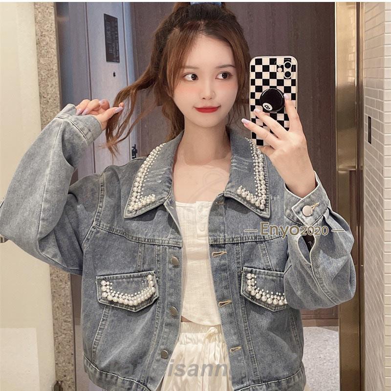 デニムジャケット ボタンバッジ付き ショート丈 古着 Levi's / vintage (ヴィンテージ リーバイス) 50s ハギ付き 革