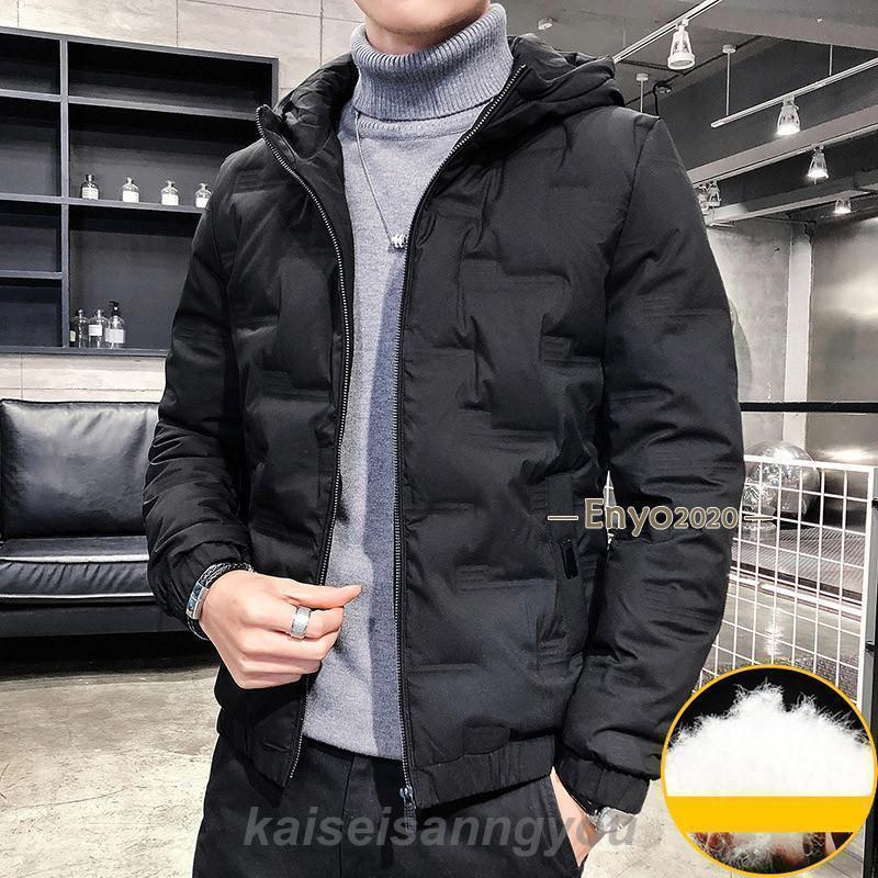 RIELABO ダウンジャケット フード付き グレー/ネイビー RIELABO ダウンジャケット フード付き グレー/ネイビー