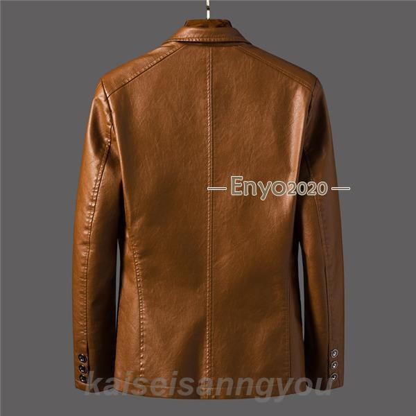 ANAYI アナイ　オレンジブラウン系素敵牛革レザーテーラードジャケット冬防寒皮 ANAYI アナイ オレンジブラウン系素敵牛革レザーテーラード