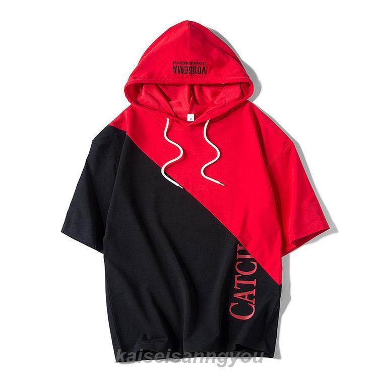 半袖パーカー プルオーバー メンズ パーカー フード付き 涼しい