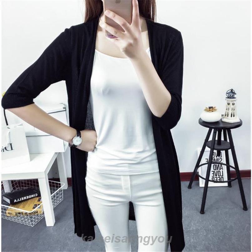 新品 未使用 カーディガン 羽織ものレディース uv 薄手 ゆったり ロング 秋 カーディガン ニット 羽織り uvカット ロング丈 薄手 透け感