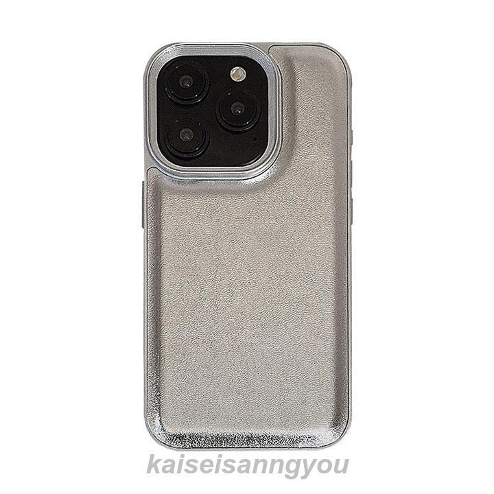 iPhoneケース アイフォンケース シルバー メタリック 銀 iPhoneケース アイフォンケース シルバー メタリック 銀