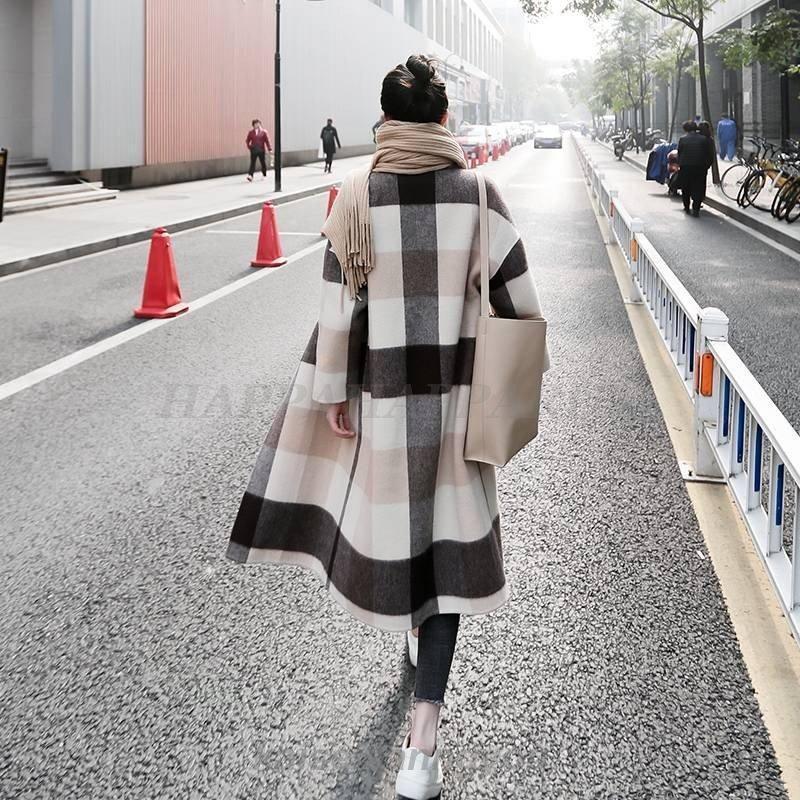 あり チェックコート ロングコート チェスター コート アウター あり チェックコート ロングコート チェスター コート アウター