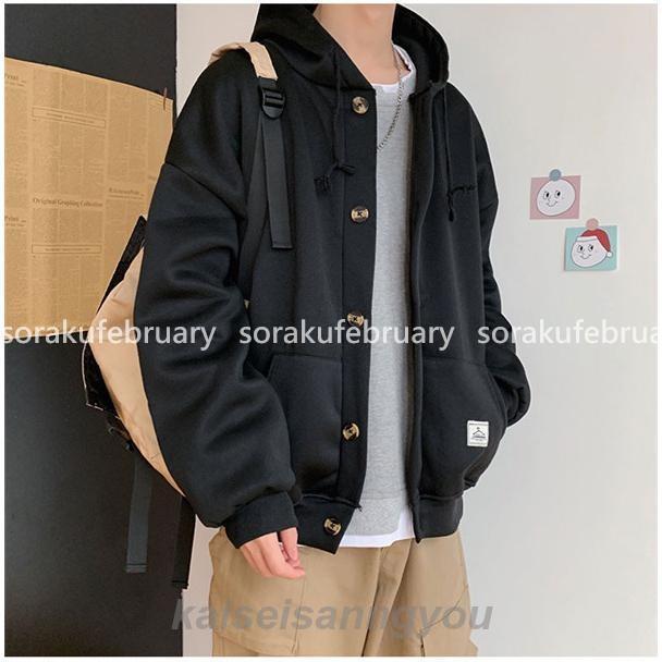 パーカー メンズ ジャケット ライトアウター 長袖 フード付き