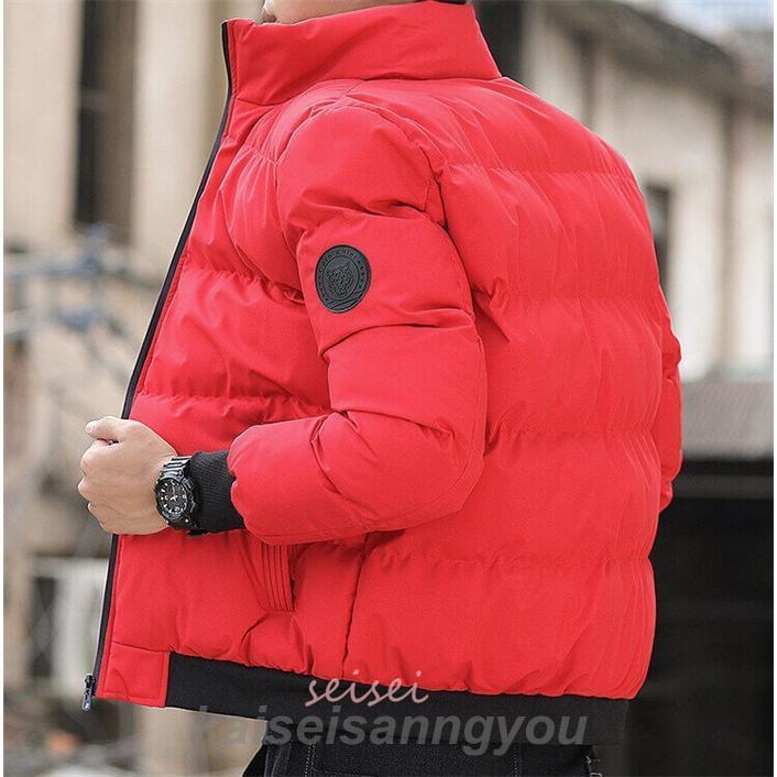 中綿コート ダウンジャケット メンズ ショート丈 厚手 アウター