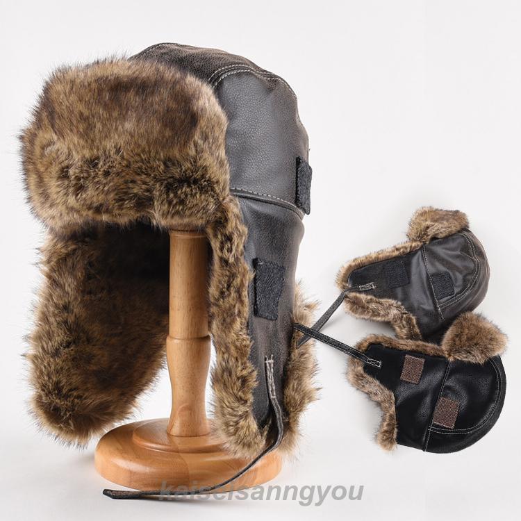 ★1018 本革 フライトキャップ 飛行帽子 ロングタイプ ファー 防寒 ☆1018 本革 フライトキャップ 飛行帽子 ロングタイプ ファー