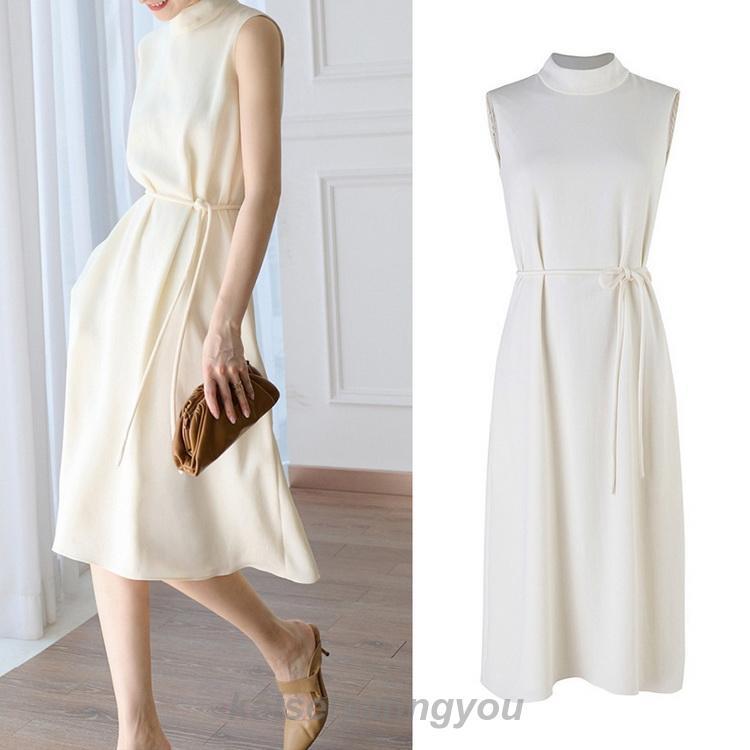 ノースリーブ ワンピース ミモレ丈 ワンピース ワンピース レディース ミモレ丈ワンピース ノースリーブ モック