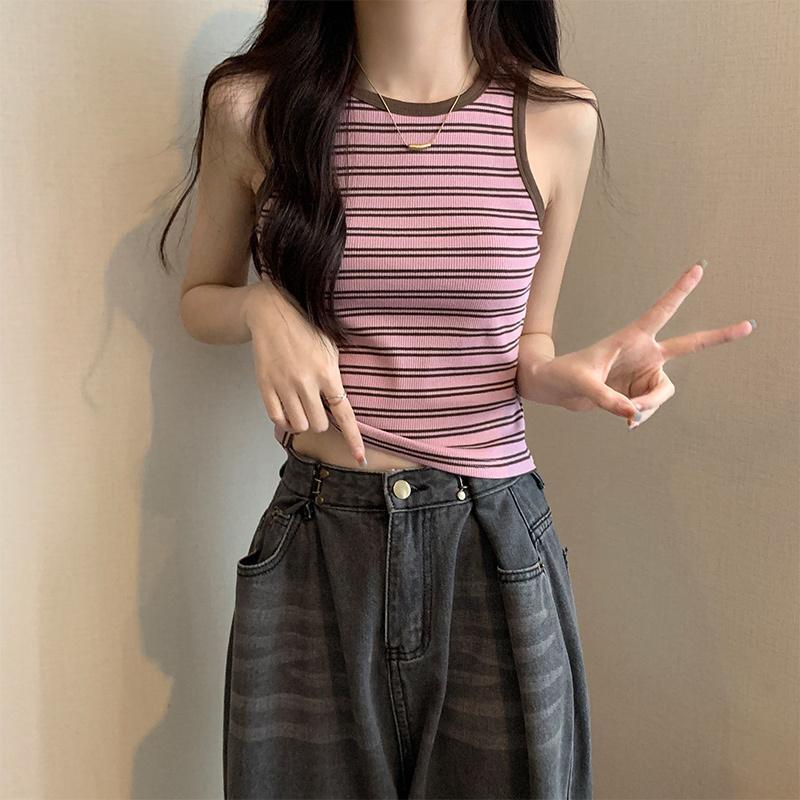 冷感性ニット　ラグラン袖タンクトップ（初）男女兼用♥️見本 タンクトップ レディース 女性 トップス ノースリーブ 袖なし