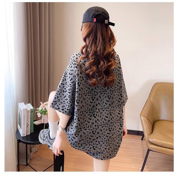 半袖 Tシャツ レディース ヒョウ柄 カットソー トップス 夏 半袖 Tシャツ レディース ヒョウ柄 カットソー トップス 夏