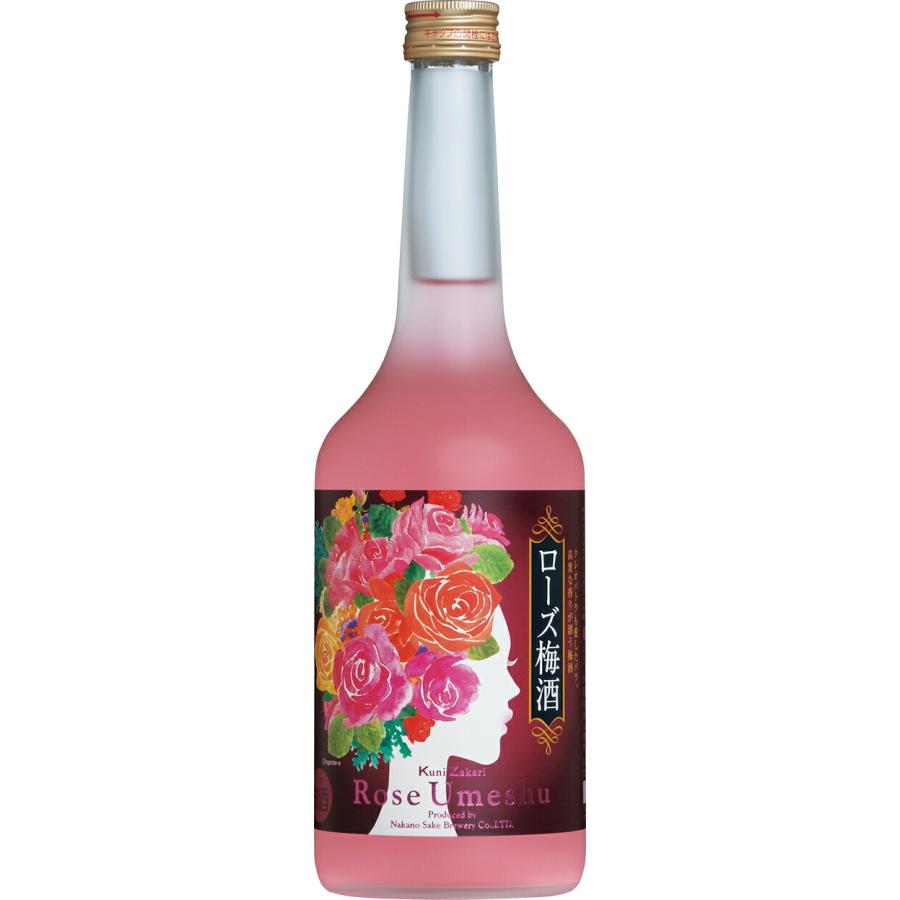 中埜 國盛 ローズ梅酒 720ml ※12本まで1梱包で発送します : 開成屋