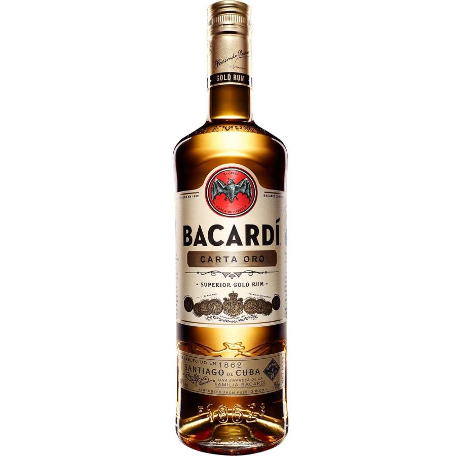 12本まで1梱包で発送】バカルディ ゴールド オロ （正規） 40度 750ml