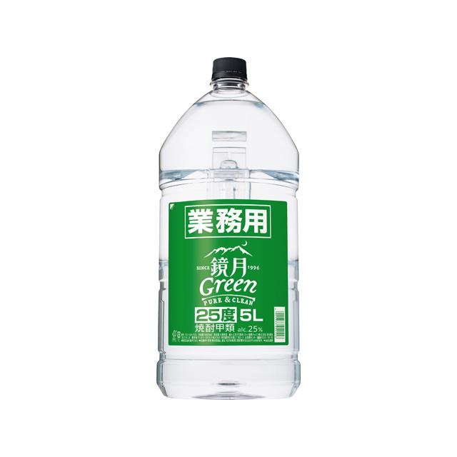 送料無料(九州・沖縄除く) 鏡月25度 5L 5000ml 4本(1ケース