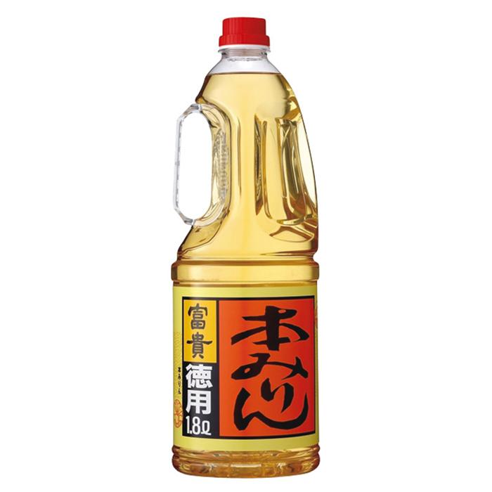 (送料無料(九州・沖縄除く)) 合同 本みりん富貴　徳用 1800ml PET 6本(1ケース)（Yahoo!・開成屋）
