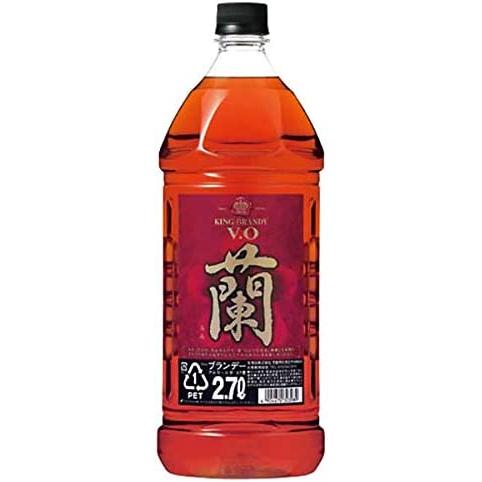 6本まで1梱包で発送】宝 キングブランデー VO 蘭 2.7L 2700ml : 開成屋 