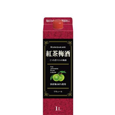 6本まで1梱包で発送】中埜 国盛 紅茶梅酒パック 1．0L : 開成屋 