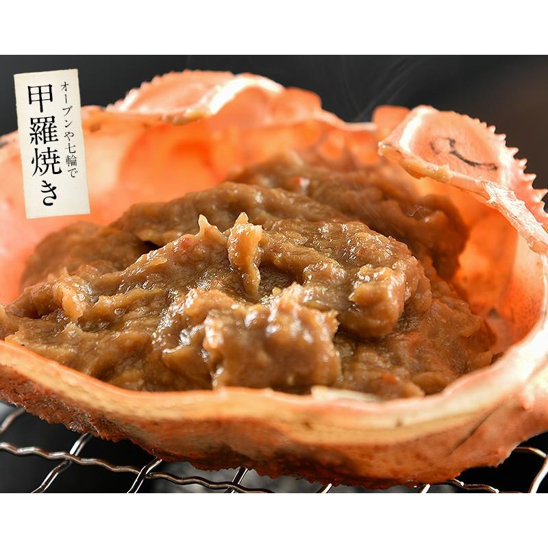 かにみそ 蟹身入り 甲羅盛り（40g×6個） カニ味噌 蟹みそ カニミソ 甲羅焼き 紅ズワイガニ 母の日 ギフト 父の日｜kaisenichibashioso｜05