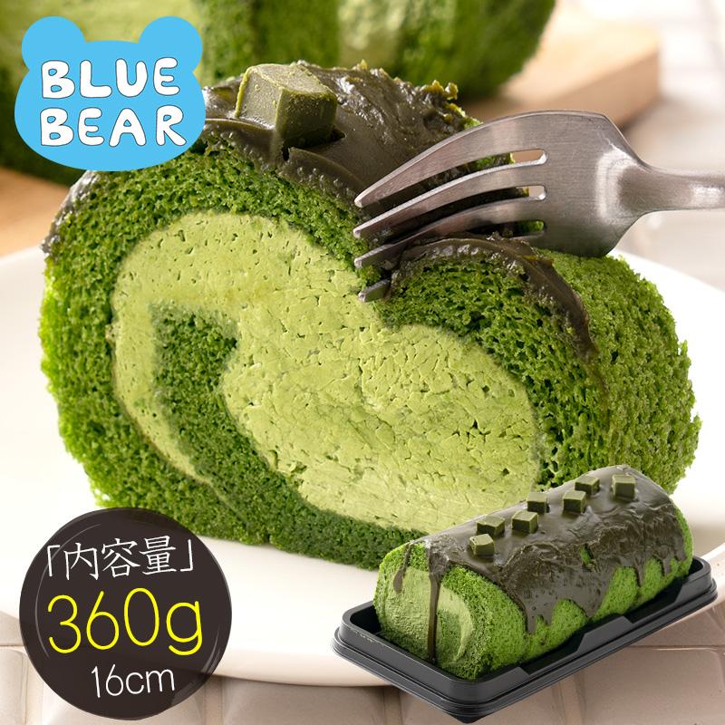 しおそう プレミアムロールケーキ 特濃抹茶 360g 16cm 抹茶