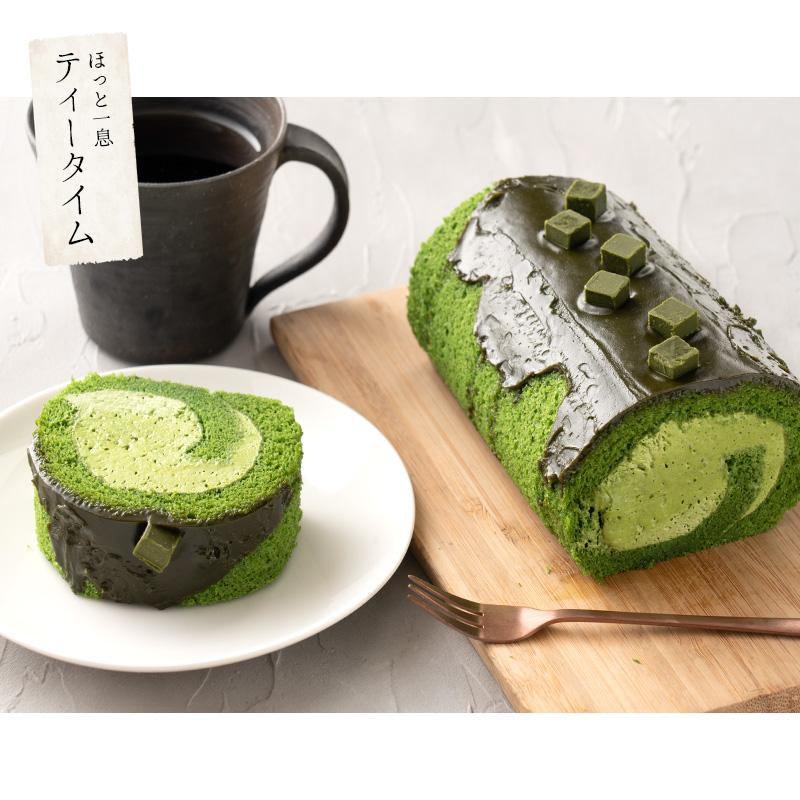 しおそう プレミアムロールケーキ セット 2種 プレーン 特濃抹茶 16cm