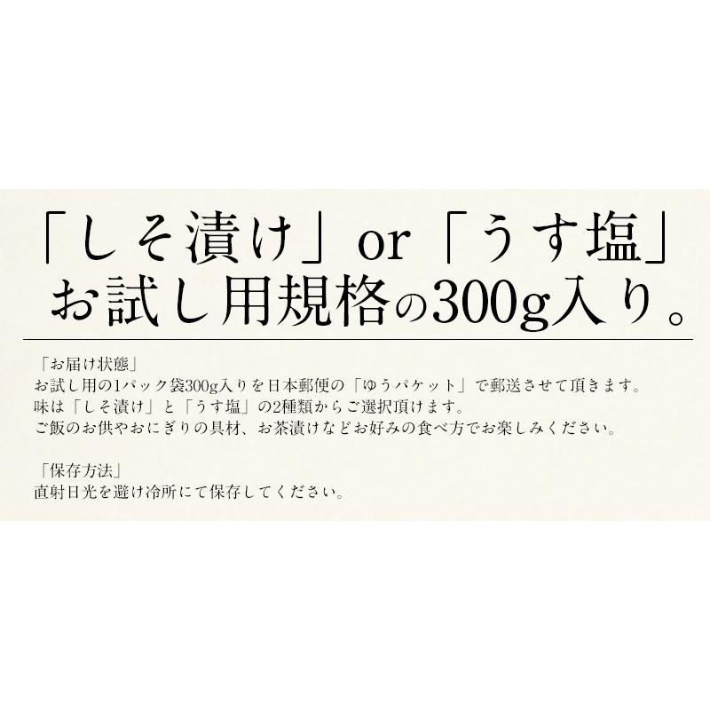 梅干し 訳あり つぶれ梅 300g しそ漬け うす塩 2種類から選択 国産 規格外 ポイント消化 ポイント消費 | ブランド登録なし | 08