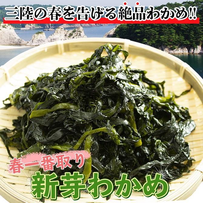 新芽わかめ＿春採り一番・三陸の春を告げる 春限定商品 : 海藻問屋